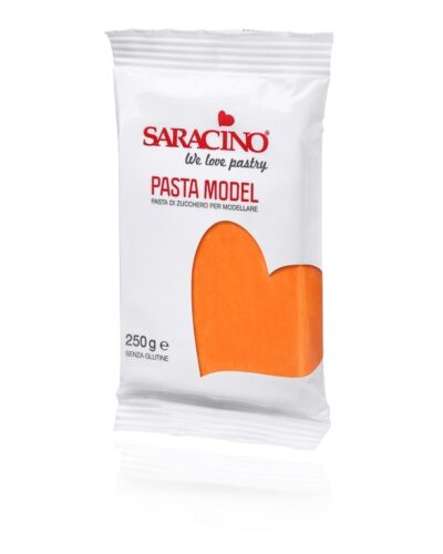 masa cukrowa Saracino 250g pomarańczowa